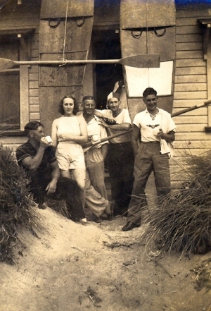 Foxton Surf Club members Foxton Historical Society