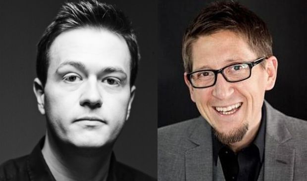 Johann Hari and Beau Kilmer