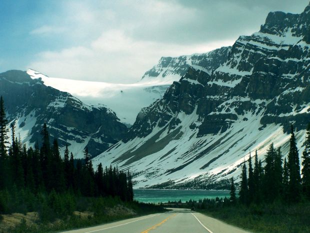 A glacier in Canada
