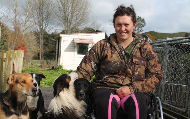 anita and dogs