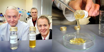 Brian Robinson, of Otago’s Chemistry Department, Peter-John Wormald of the University of Adelaide and ENT surgeon Mr Simon Robinson.