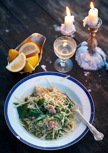 Champagne and Leek Risotto