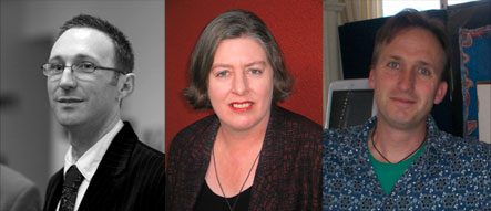 Andrew Clifford, Elizabeth O’Connor and Mark Amery.