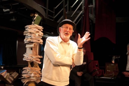 Retired Professor Phillip Mann -science fiction writer, theatre director, teacher extraordinaire, photographer Robert Cross.