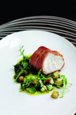 Parma Ham wrapped Monkfish